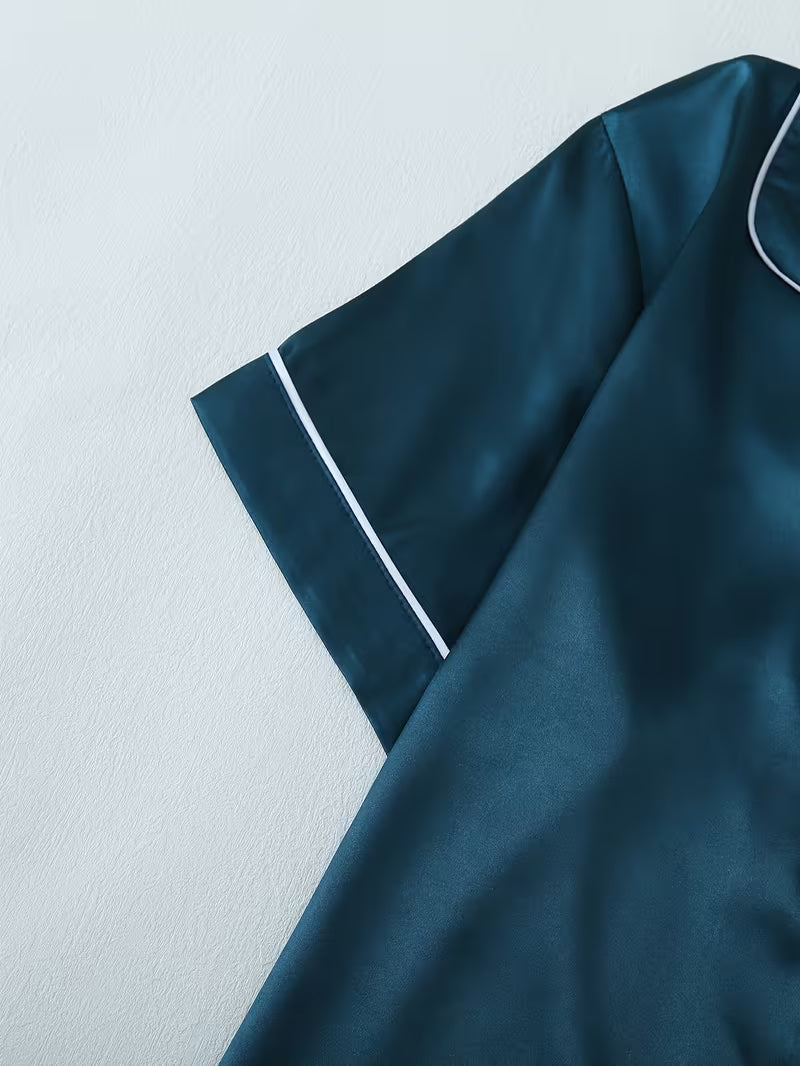 Elegant Satin Pajama Set for Women