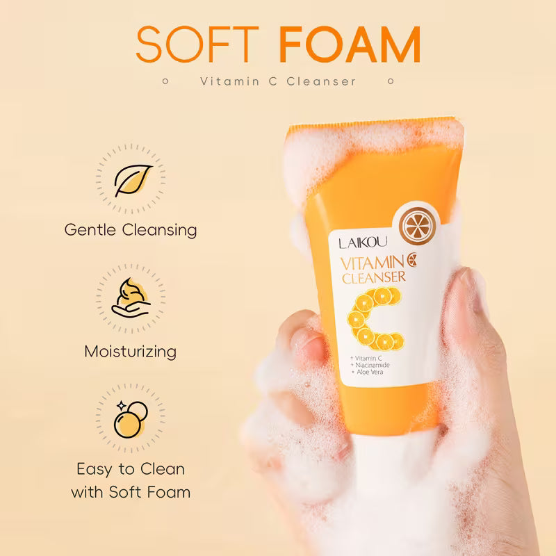 Vitamin C Gentle Foaming Facial Cleanser