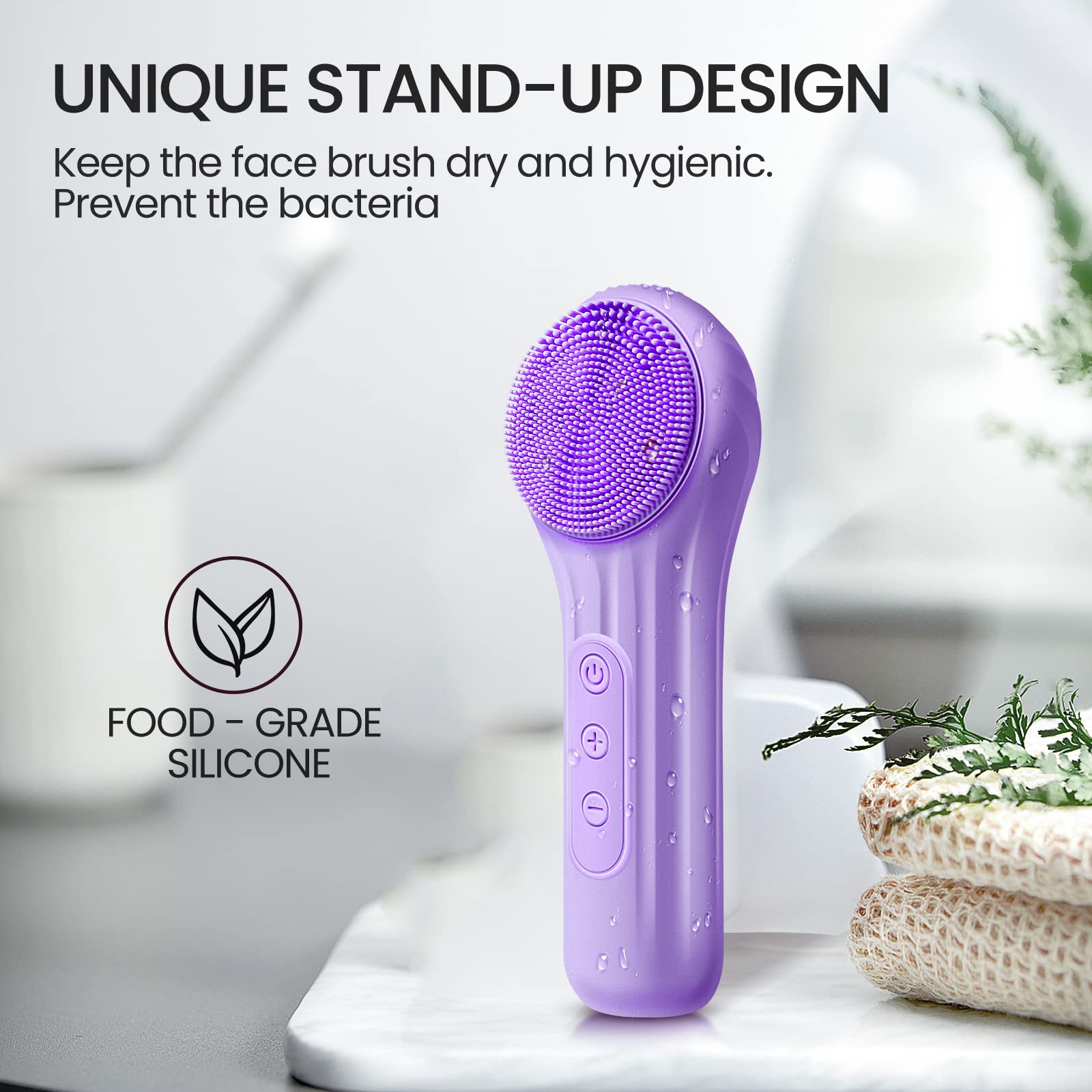 Electric Silicon Facial Cleansing Brush – 5 Mode Deep Pore Skin Cleanser