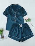 Elegant Satin Pajama Set for Women